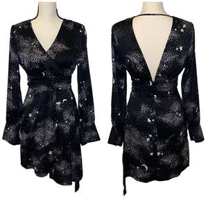 Bar III NWT Star Print Asymmetrical Dress